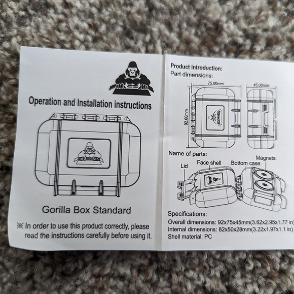 Gorilla Box Magnetic Key Holder - Picture 3 of 6